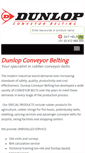 Mobile Screenshot of dunlopconveyorbelting.com